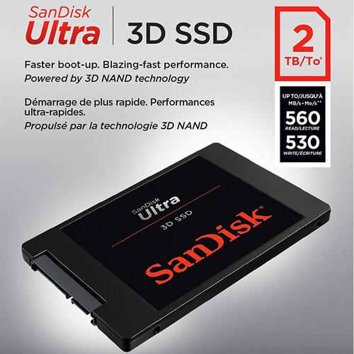 SanDisk 2TB SSD Ultra 3D Solid State Drive £359.99 Free Delivery