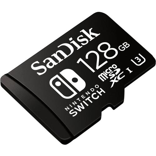 SanDisk 128GB Nintendo Switch Micro SD Card (SDXC) UHSI U3 100MB/s £