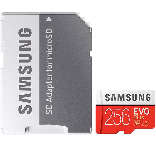 Samsung 256gb Evo Plus Micro Sd Card Sdxc Uhs I U3 Adapter