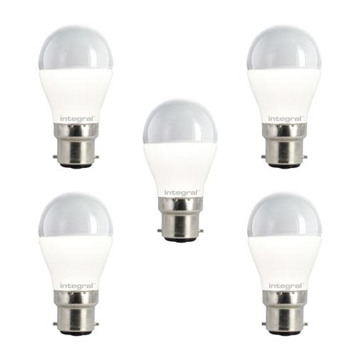 Frosted Light Bulbs >> Integral Led Mini Globe B22 5 5w 40w 2700k Non Dimmable Frosted Lamp 5 Pack Frosted Light Bulbs >> Integral Led Mini Globe B22 5 5w 40w 2700k Non Dimmable Frosted Lamp 5 Pack