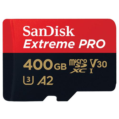SanDisk 400GB Extreme Pro V30 Micro SD Card (SDXC) UHS-I