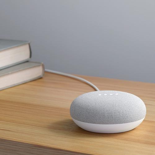 Kết quả hình ảnh cho Google Home Mini chalk