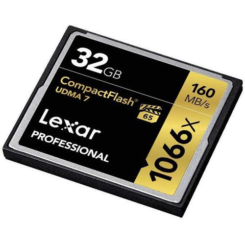 Lexar 32GB 1066X Professional Compact Flash Card 160MB/s £27.99 Free Delivery MyMemory