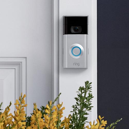 Ring Wireless Video Doorbell V2 Alexa HD, 2-Way Talk and WiFi - Satin