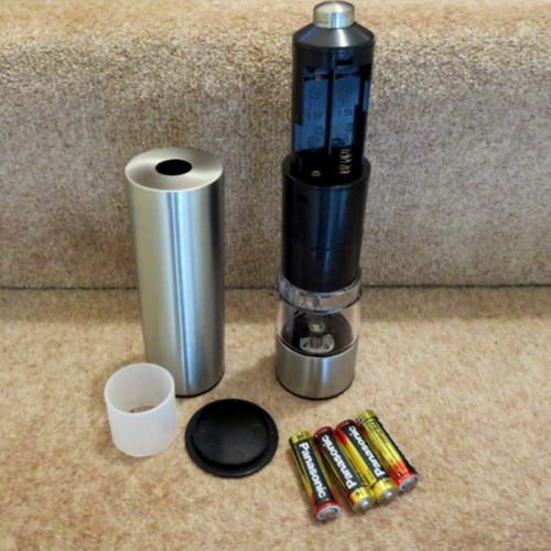 Salter Salt & Pepper Stainless Steel Electronic Mill Set £18.99 Free