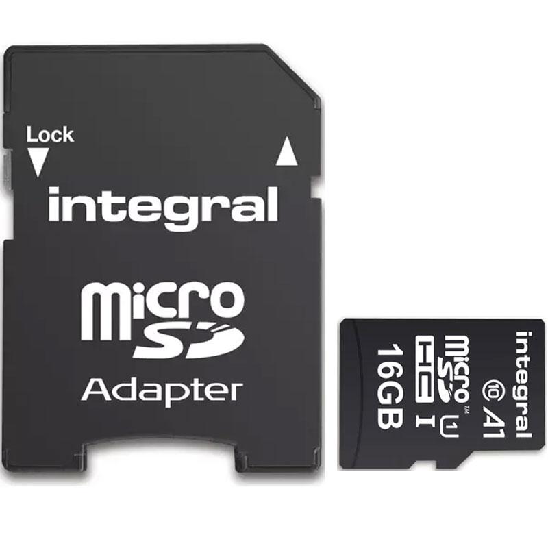 Integral 16GB A1 App Performance Micro SD Card (SDHC) 45MB/s £7.99