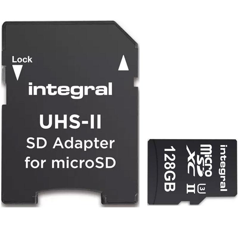Integral 128GB UltimaPROX2 V60 Micro SD Card (SDXC) UHSII U3