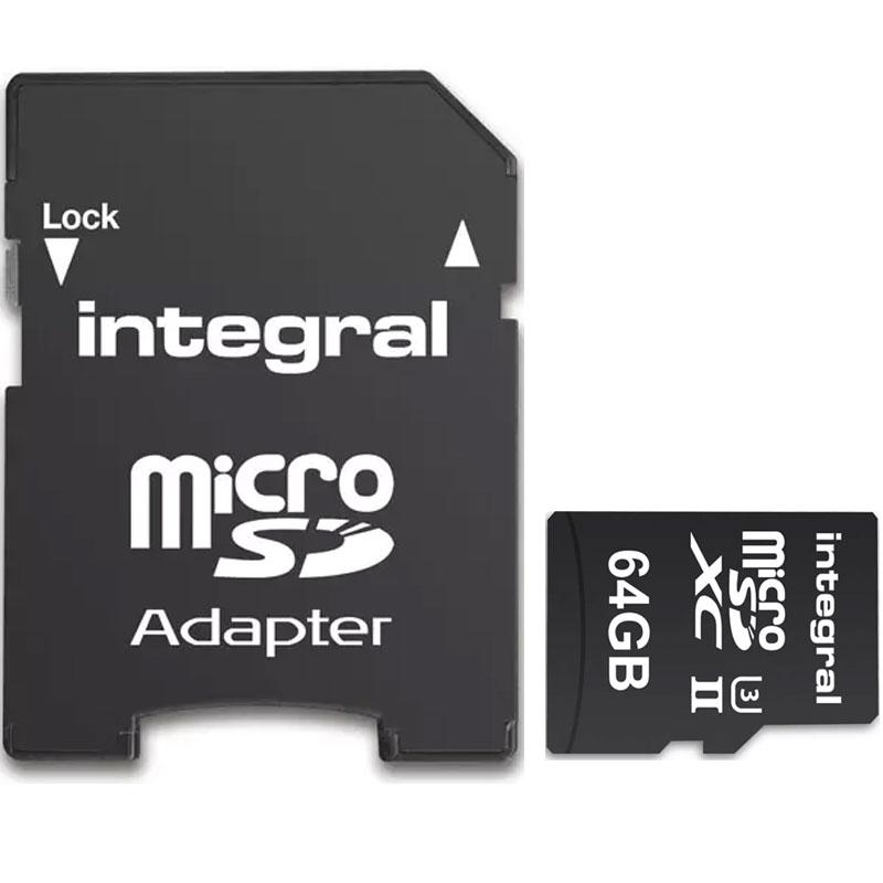 Integral 64GB UltimaPROX2 V90 Micro SD Card (SDXC) UHSII U3 + Adapter 280MB/s £84.99 Free
