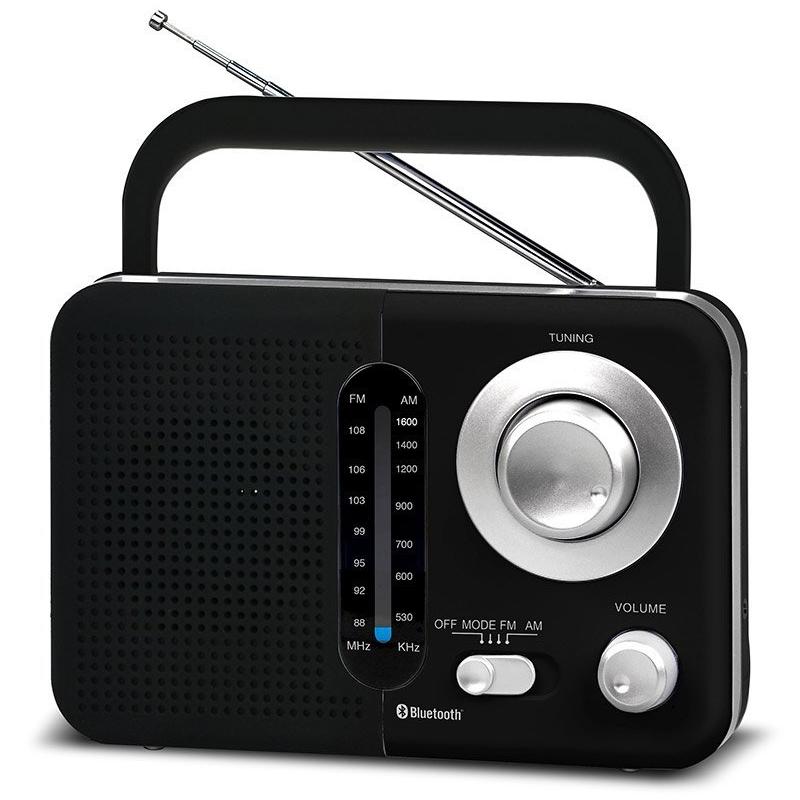 SoundZ BT USB SD AC/DC Portable Radio Black £14.93 Free Delivery