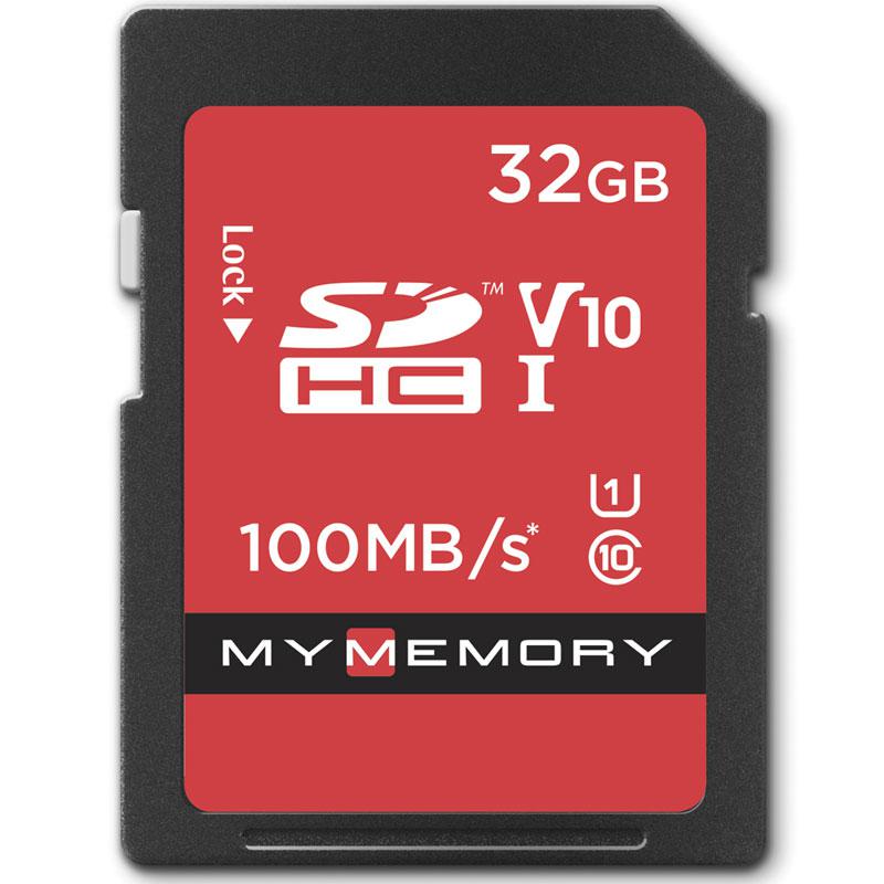 MyMemory 32GB V10 High Speed SD Card (SDHC) UHS1 U1 100MB/s £8.93