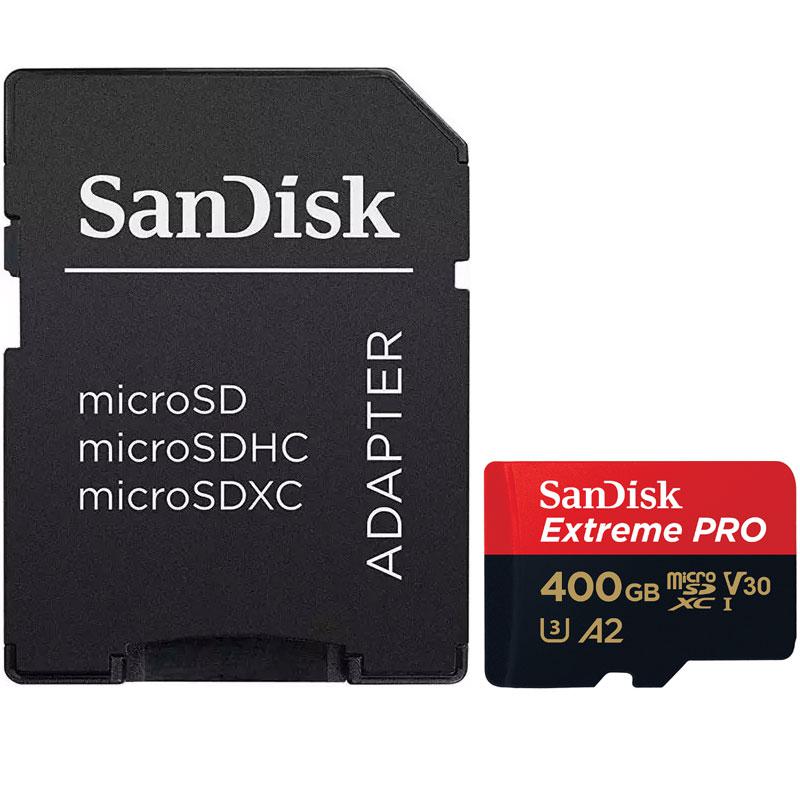 SanDisk 400GB Extreme Pro V30 Micro SD Card (SDXC) UHSI U3 170MB/s £
