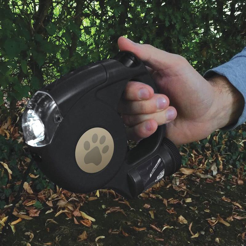 3In1 Retractable Dog Lead with Light & Poo Bag £9.99 Free Delivery MyMemory