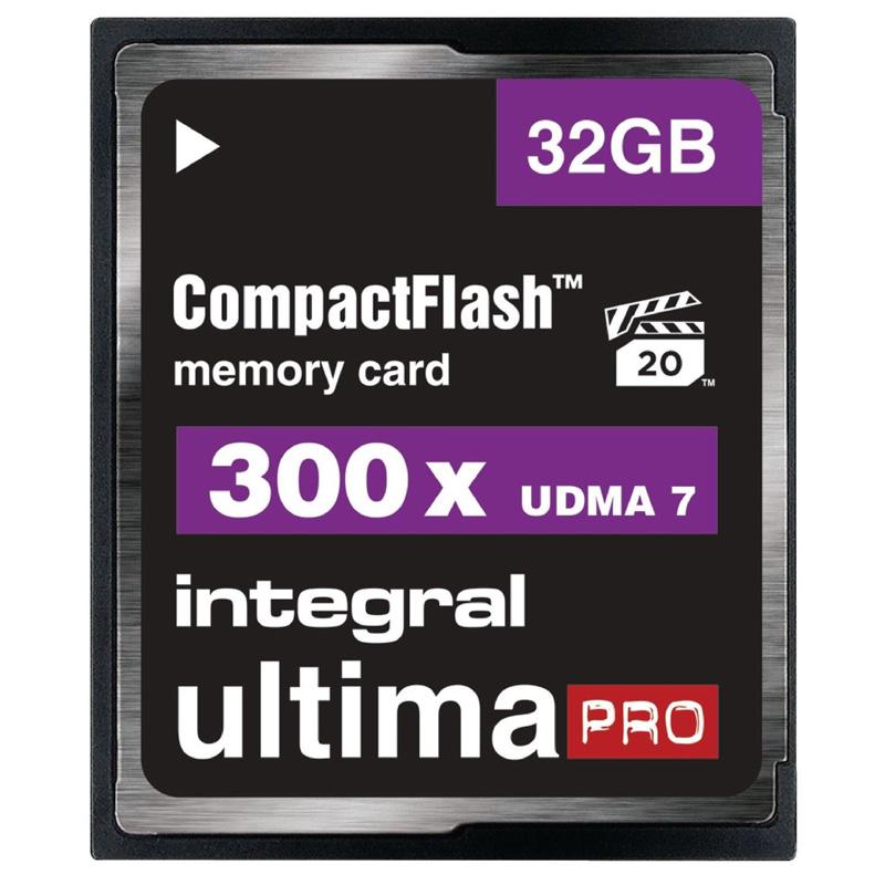 Integral 32GB 300X Ultima PRO Compact Flash Card 45MB/s £23.99 Free Delivery MyMemory