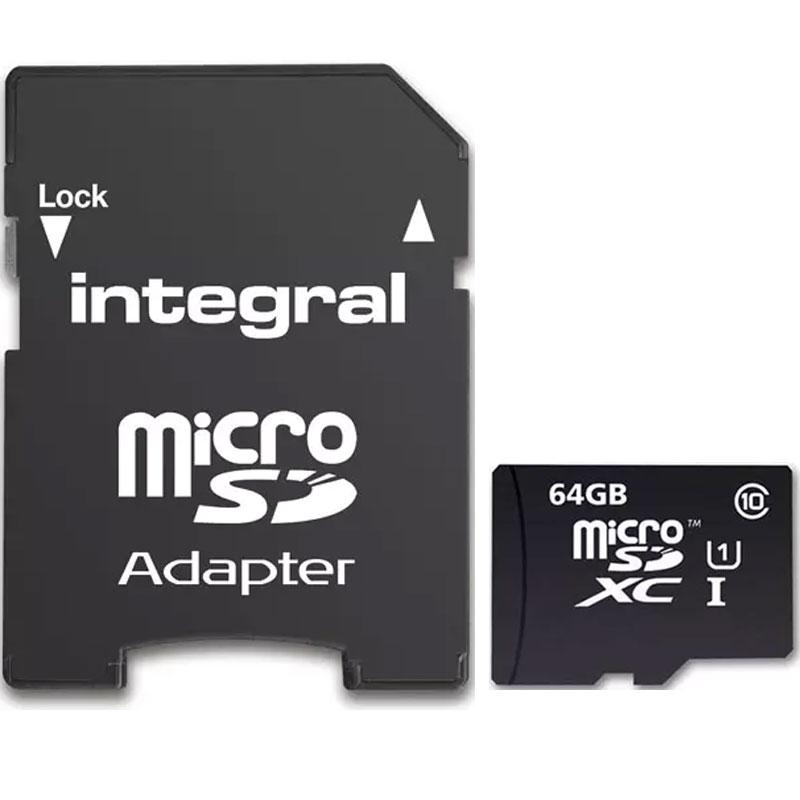 Integral 64GB Ultima PRO Micro SD Card (SDXC) + Adapter 90MB/s £8.93