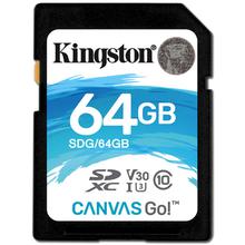 Kingston 64GB Canvas Go SD Card (SDXC) U3 V30 - 90MB/s