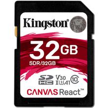 Kingston 32GB Canvas React SD Card (SDHC) - 100MB/s