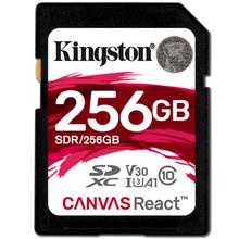 Kingston 256GB Canvas React SD Card (SDXC) - 100MB/s