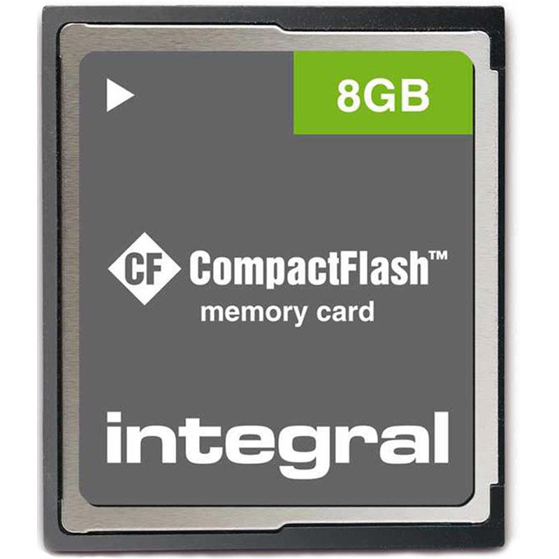 Integral 8GB Compact Flash Card £8.93 Free Delivery MyMemory