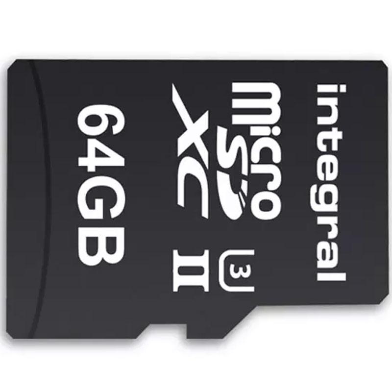 Integral 64GB UltimaPROX2 V60 Micro SD Card (SDXC) UHSII U3 280MB/s