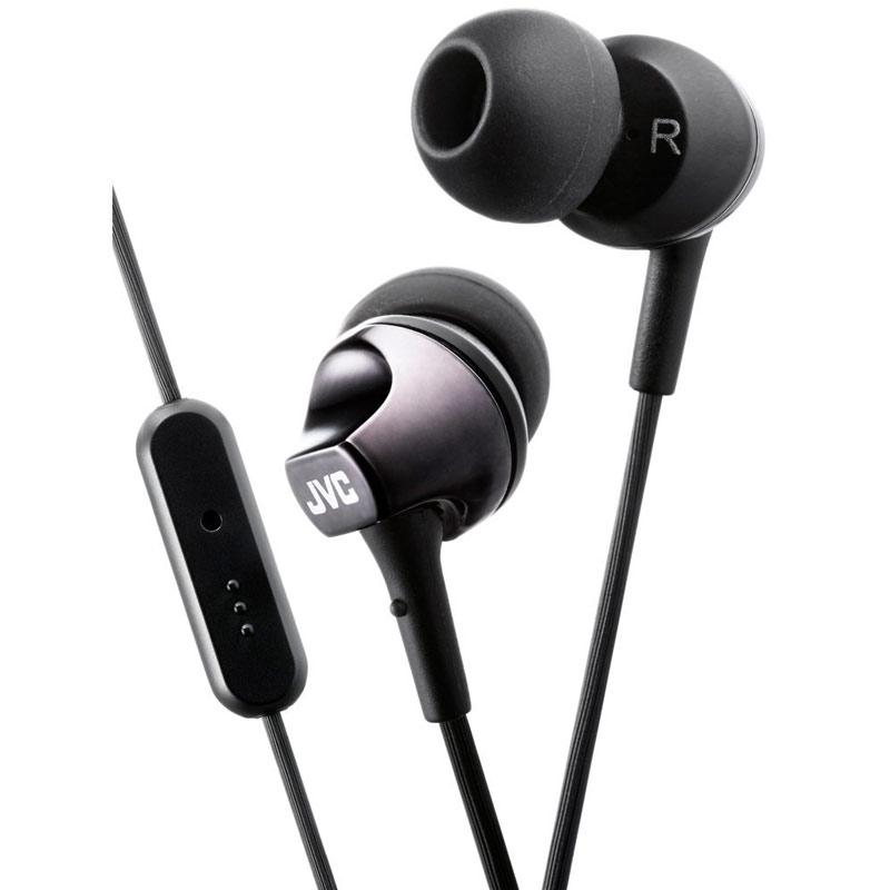 JVC Premium Sound In Ear Headphones with Remote & Mic Black £21.93