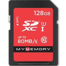 MyMemory 128GB UltimaPRO SD Card (SDXC) UHS-I U1 - 80MB/s