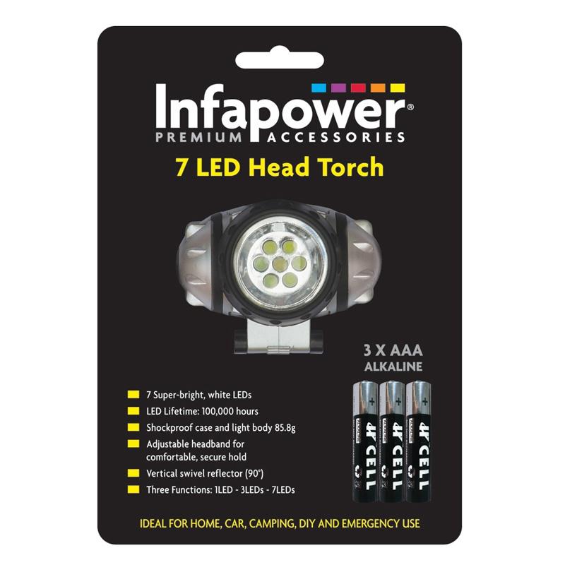 Aaa Com Myaccount >> Infapower 7 Led Head Torch Aaa Com Myaccount >> Infapower 7 Led Head Torch